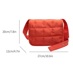 Crossbody Bags Rhombus Pattern Adjustable Strap Travel Shopping Purse