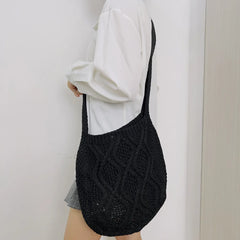 Women's Daily Shoulder Bags Casual Solid Handbag Winter All Match Underarm Bags