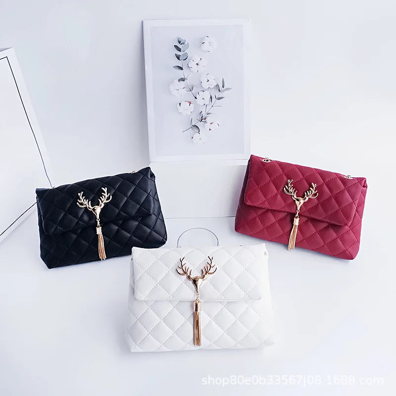 Stylish Embroidered Women's Crossbody Bag