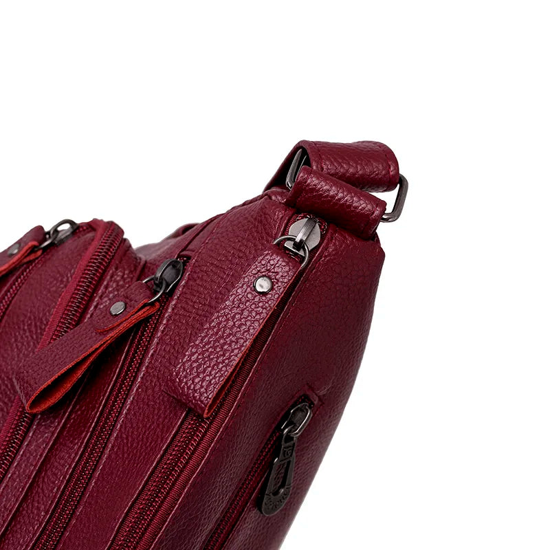High Leather Ladies Crossbody Bag Tote Bag Women Shoulder Messenger Bag