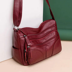 High Leather Ladies Crossbody Bag Tote Bag Women Shoulder Messenger Bag