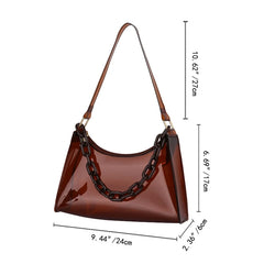 Ladies PVC Clear Underarm Bag Summer Handbag Purse