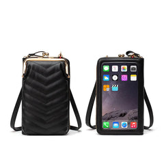 Temperament Ladies Messenger Bag Touch Screen Multi-function Large-capacity