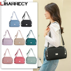 High Nylon Women Messenger Bag Solid Small Women's Cell Phone