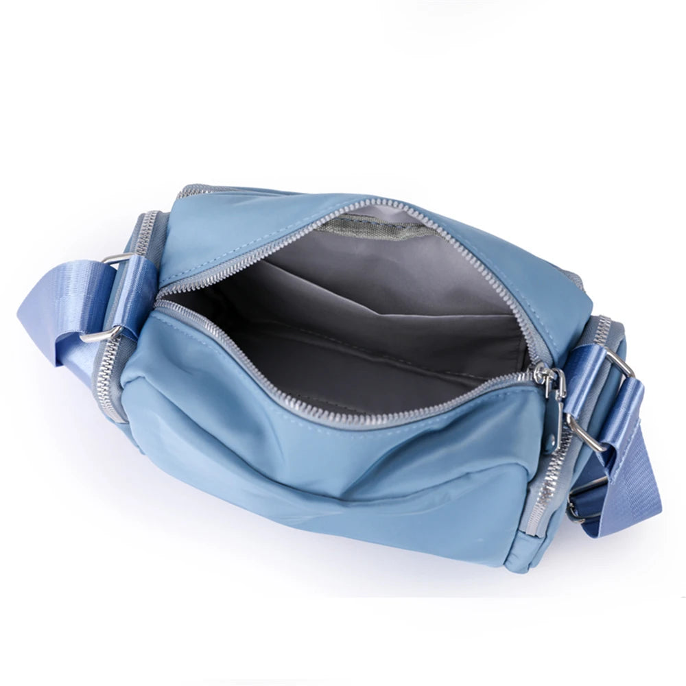 High Nylon Women Messenger Bag Solid Small Women's Cell Phone