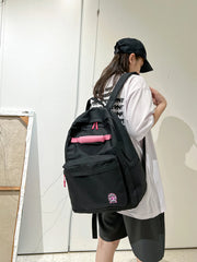 Nylon School Backpack Boy Girl Travel Bag Unisex Male Female College Backpack