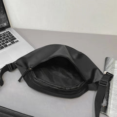 Soft Leather Waist Bag Unisex Fanny Pack Shoulder Crossbody Chest Purse
