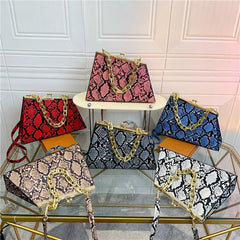 Chain Serpentine Crossbody Bag for Women