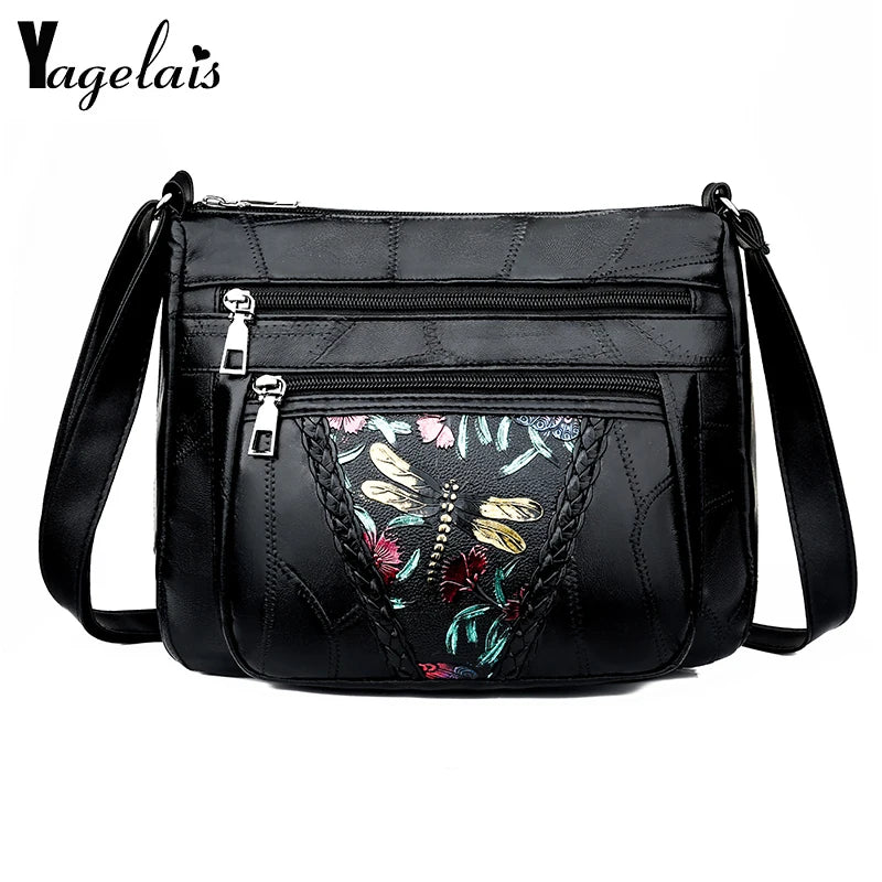 Soft Leather Lady Messenger Bag Shoulder Bag