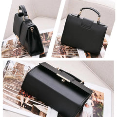 Lady PU Leather Bag Handbags Shopping Shoulder Small Flap Crossbody Bags