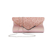 Women Glitter Clutch Wallet Evening Wedding Prom Purse Handbag