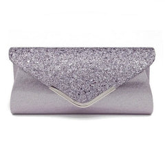 Glitter Clutch Wallet Evening Prom Purse Handbag