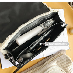Lamb Wool Ladies Shoulder Bag Leather Women Crossbody Bag