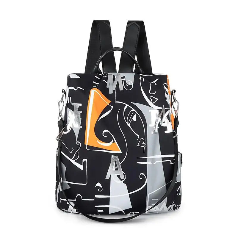 Large Capacity Backpack Oxford Cloth Waterproof School Bag For Girls