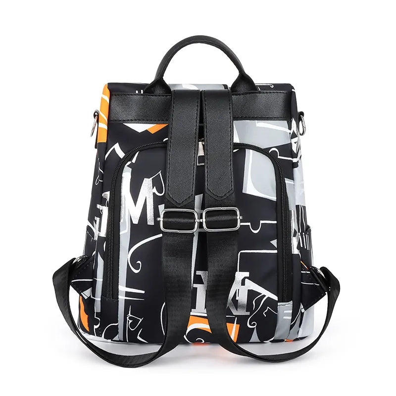 Large Capacity Backpack Oxford Cloth Waterproof School Bag For Girls