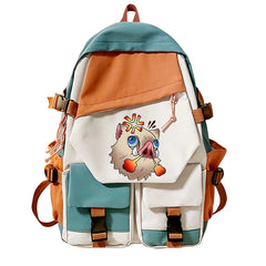 Large Capacity Demon Slayer Anime Bag for Men Fishing Backpack