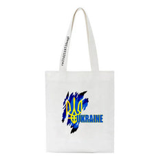 Ukraine Flag Sunflower Vintage Ukrainian Canvas Bags