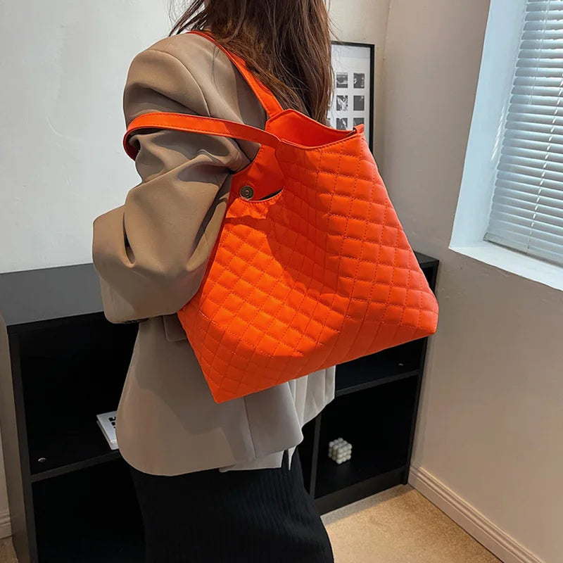 Large Capacity Shoulder Bag Wide Strap Crossbody Bags for Women