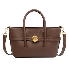 Large Capacity Shoulder Bags Western Style Crossbody Bags Texture PU Leather