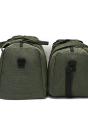 Large Capacity Canvas Travel Tote Bag for Women Waterproof Shoulder Bag E650