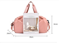 Large Capacity Women Shoulder Bags Lady's Travel Bag Pink