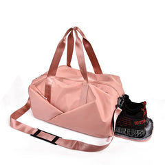 Large Capacity Women Shoulder Bags Lady's Travel Bag Pink