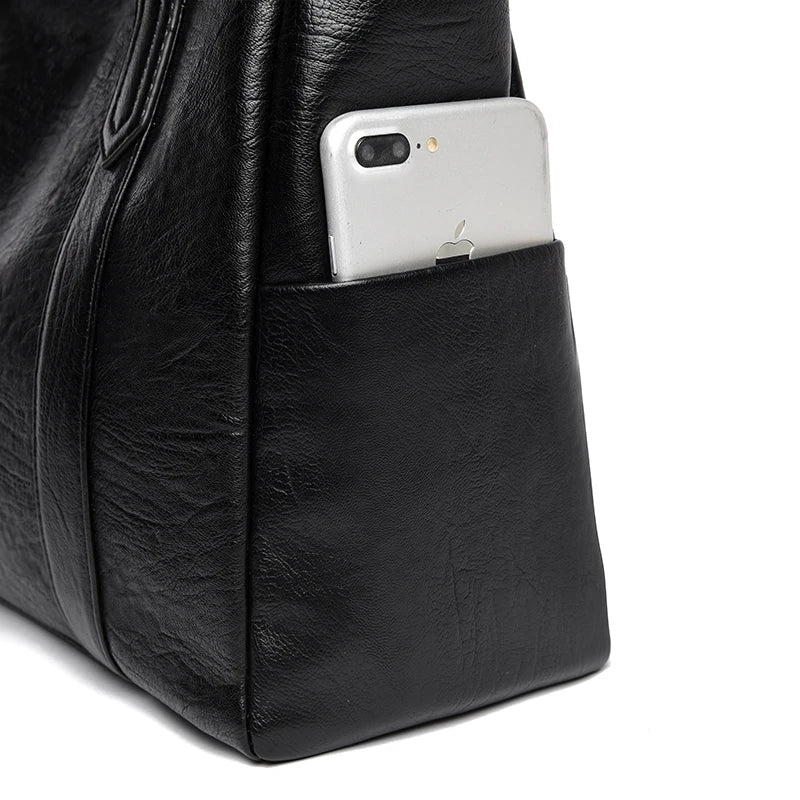 Large Capacity Women's Bags Shoulder Handbags Washed Pu Messenger Bags