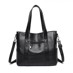 Large Capacity Women's Bags Shoulder Handbags Washed Pu Messenger Bags