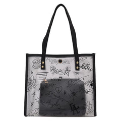 Women's Large Capacity Jelly Bag Summer Shoulder Beach Tote