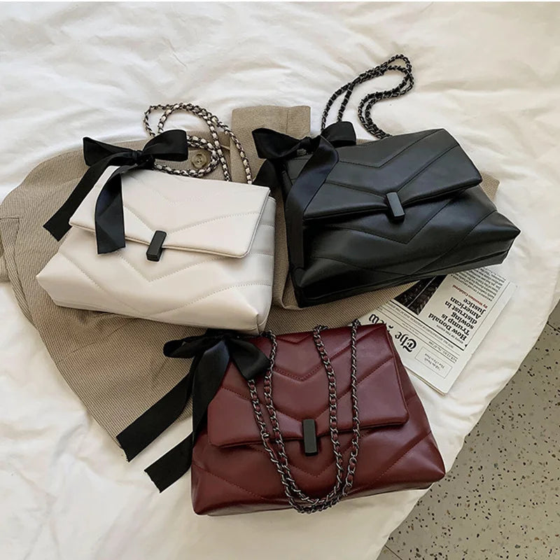 Large Casual Tote Women Shoulder Crossbody Bags Chain Handbags