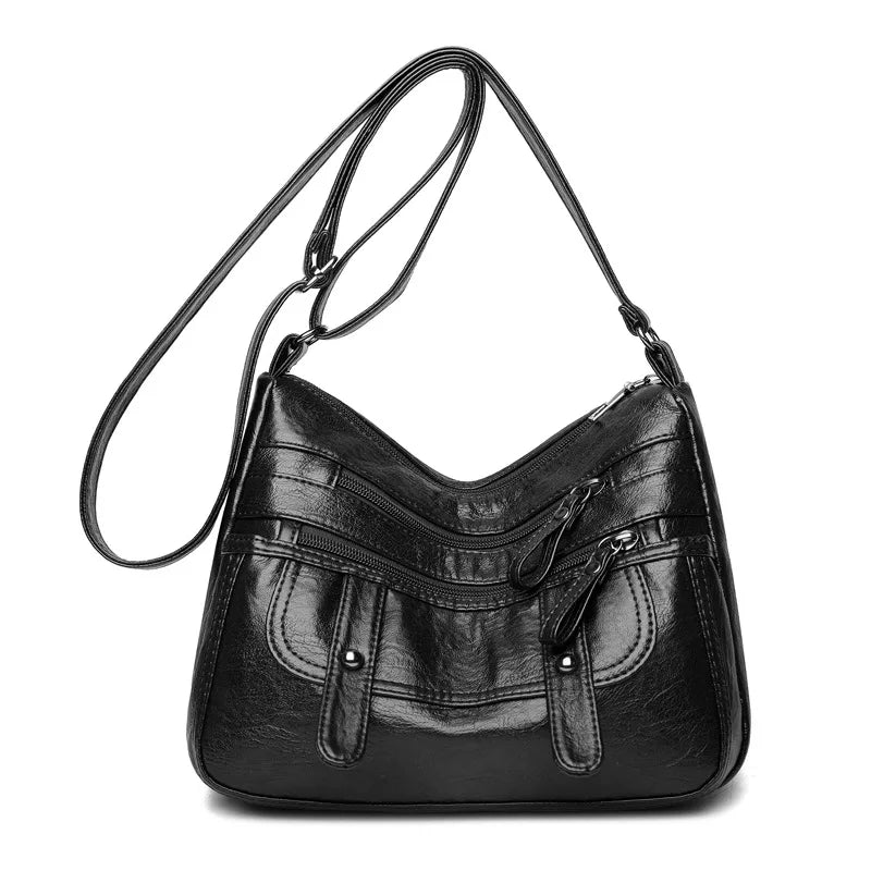 Soft Leather Hobo Vintage Tote Sling Shoulder Bag Women's Crossbody Bags
