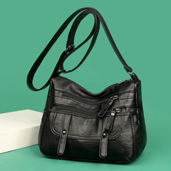 Soft Leather Hobo Vintage Tote Sling Shoulder Bag Women's Crossbody Bags