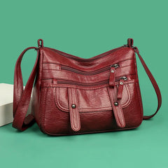 Soft Leather Hobo Vintage Tote Sling Shoulder Bag Women's Crossbody Bags
