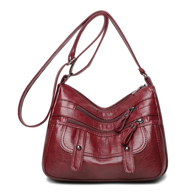 Soft Leather Hobo Vintage Tote Sling Shoulder Bag Women's Crossbody Bags