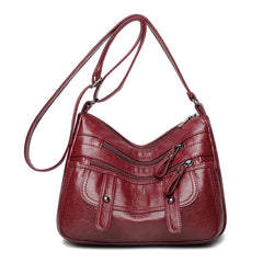 Soft Leather Hobo Vintage Tote Sling Shoulder Bag Women's Crossbody Bags