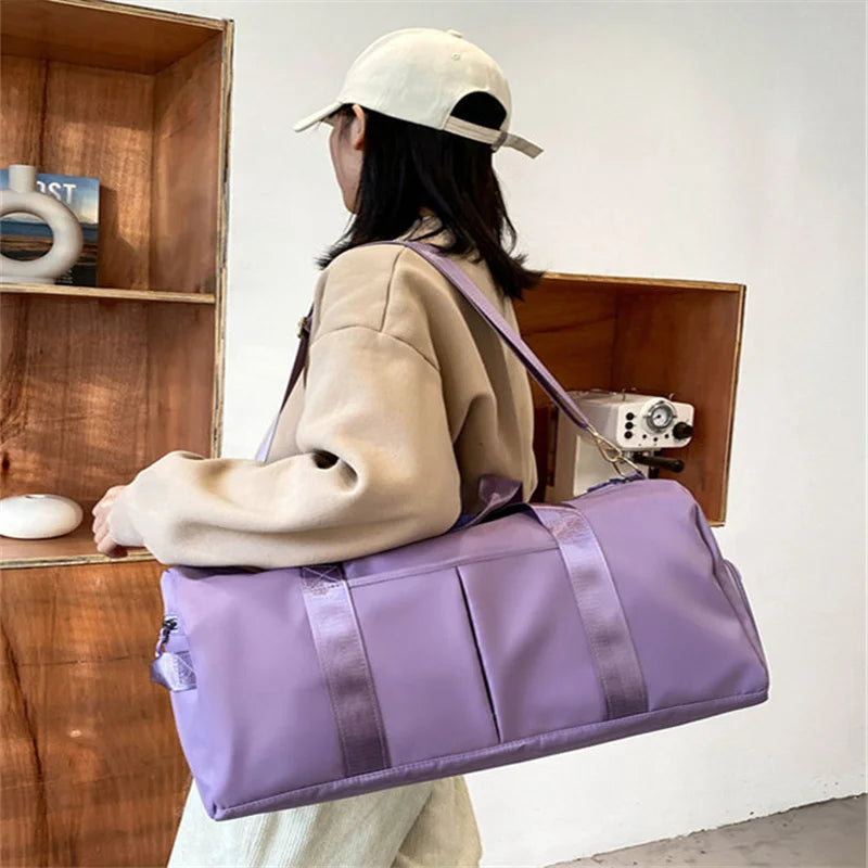 Waterproof Travel Tote Bag Women Shoulder Gym Bag