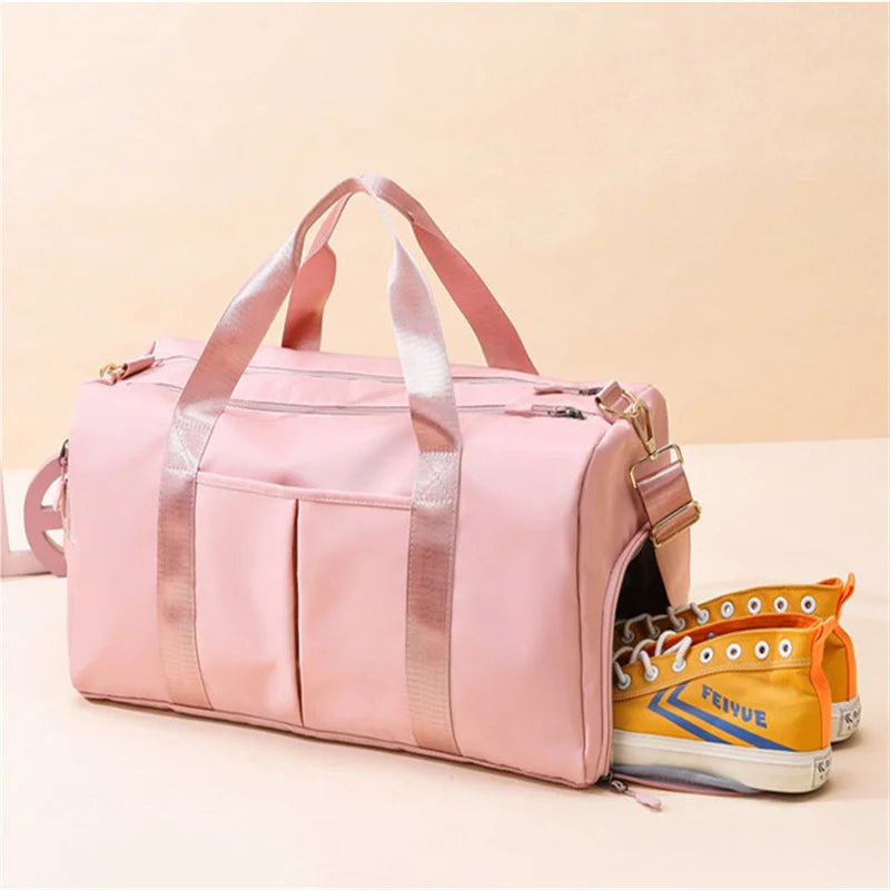 Waterproof Travel Tote Bag Women Shoulder Gym Bag