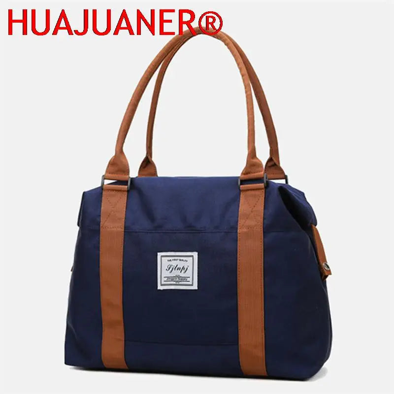 Women's Large Travel Bag Oxford Waterproof Tote Handbag