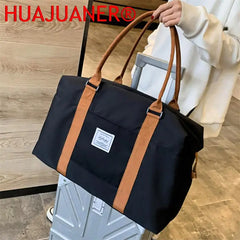 Women's Large Travel Bag Oxford Waterproof Tote Handbag