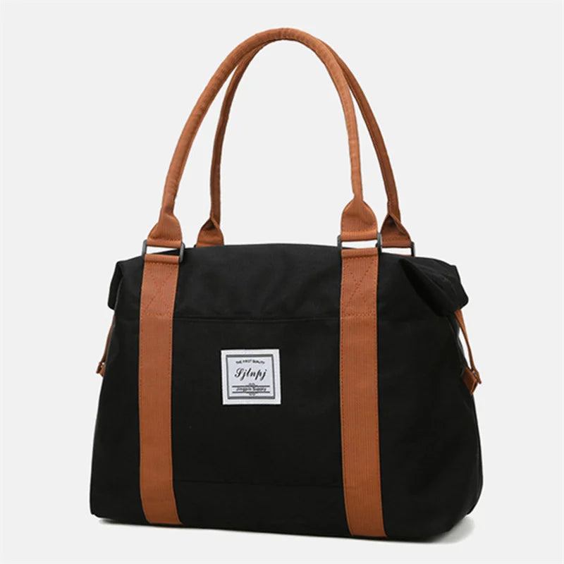 Women Cabin Tote Bags Handbag Oxford Cloth Waterproof Shoulder Bags
