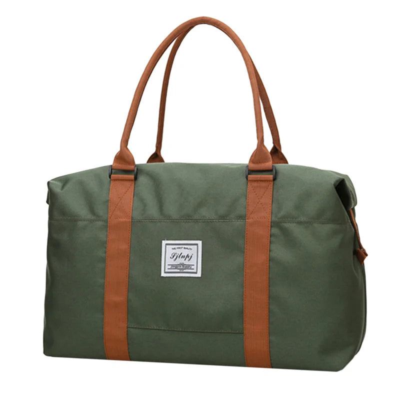 Waterproof Women's Travel Tote Bag - Large Capacity Oxford Cloth Cabin Handbag