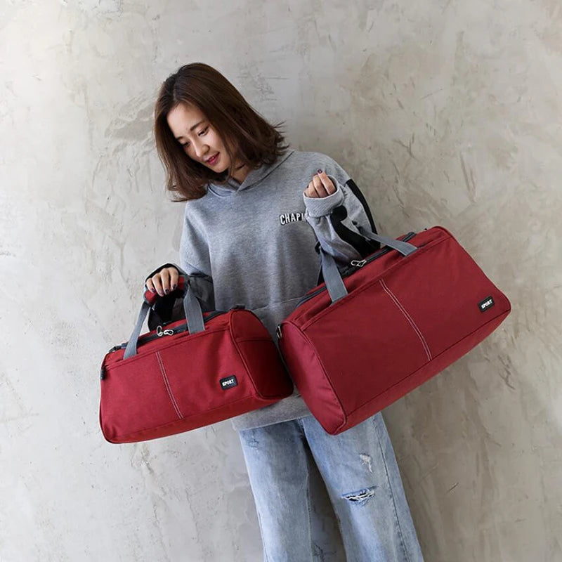 Large Travel Bag Women Tote Bag Handbag Nylon Waterproof Shoulder Bag