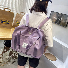 Large Travel Cabin Tote Bag Waterproof Shoulder Women Weekend Gym Female