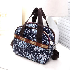Waterproof Nylon Handbag Floral Cross-body Bag Tote Bolsas Feminina