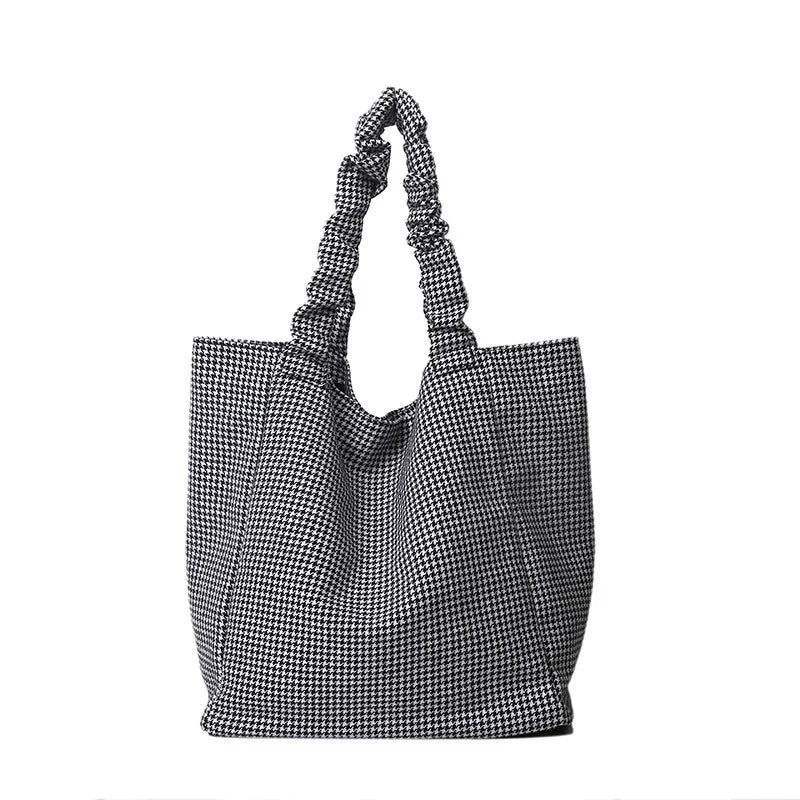 Large-capacity Canvas Handbag Retro Style One-shoulder Bag