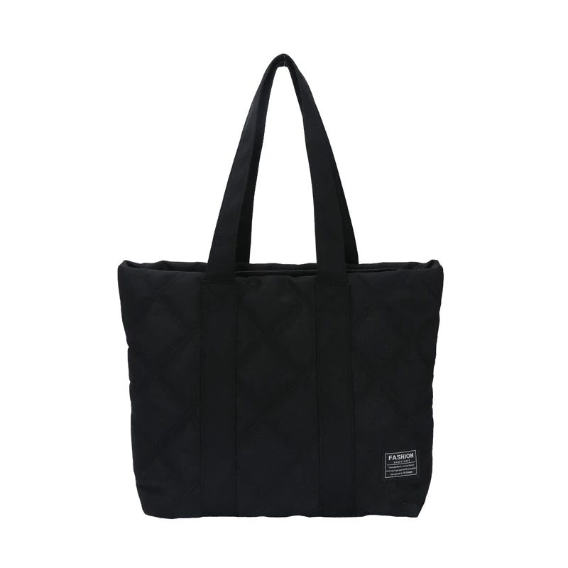 Larger Canvas Shopper Shoulder Bag Soft Cotton Capacity Shopping Bags
