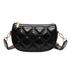 Lattice Women Shoulder Bags Female Handbags Wide Shoulder Strap