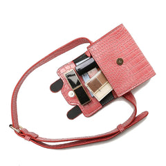 Leather Belt Bag Women Phone Pouch Fanny Pack Chest Packs