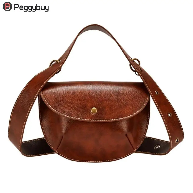 Leather Belt Bag Women Phone Pouch Fanny Pack PU Leather Female Waist Pack