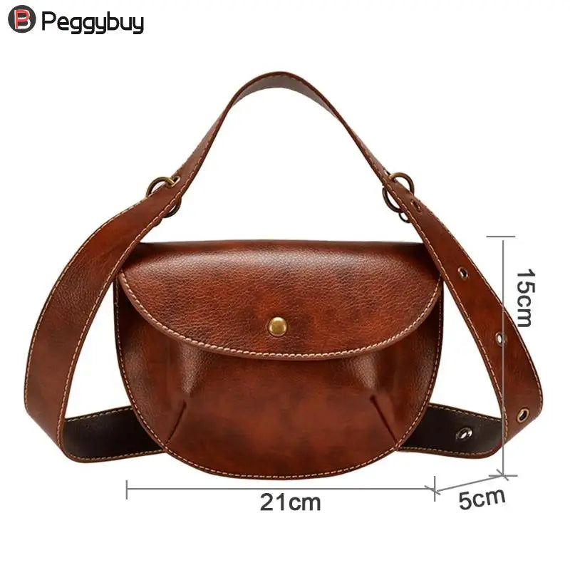 Leather Belt Bag Women Phone Pouch Fanny Pack PU Leather Female Waist Pack